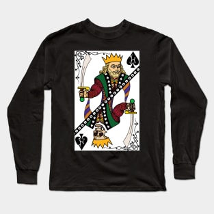 King Of Spades Black Mask Long Sleeve T-Shirt